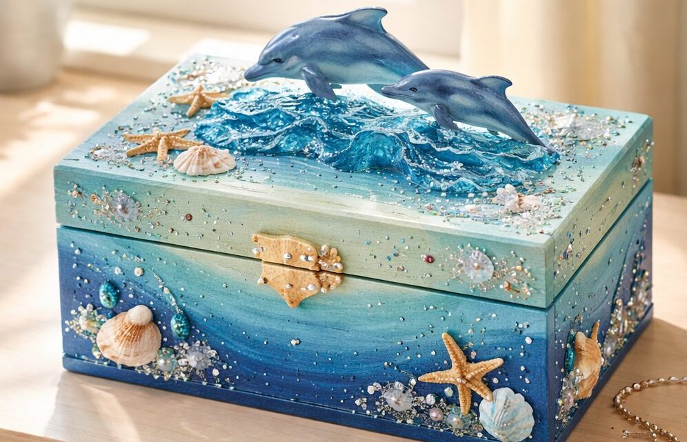Comment personnaliser une boîte à bijoux dauphins ?
